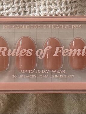 Rules of Femme Nude Reusable Pop-On Manicures - Mean Girls x Static Nails Collab